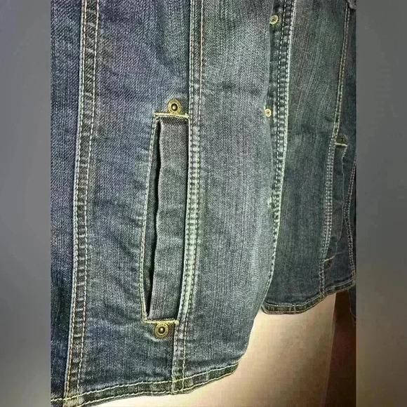 VTG Gitano Women’s 90’s Jean Jacket Blazer. 
Size: XL. Double pockets - Picture 4 of 16